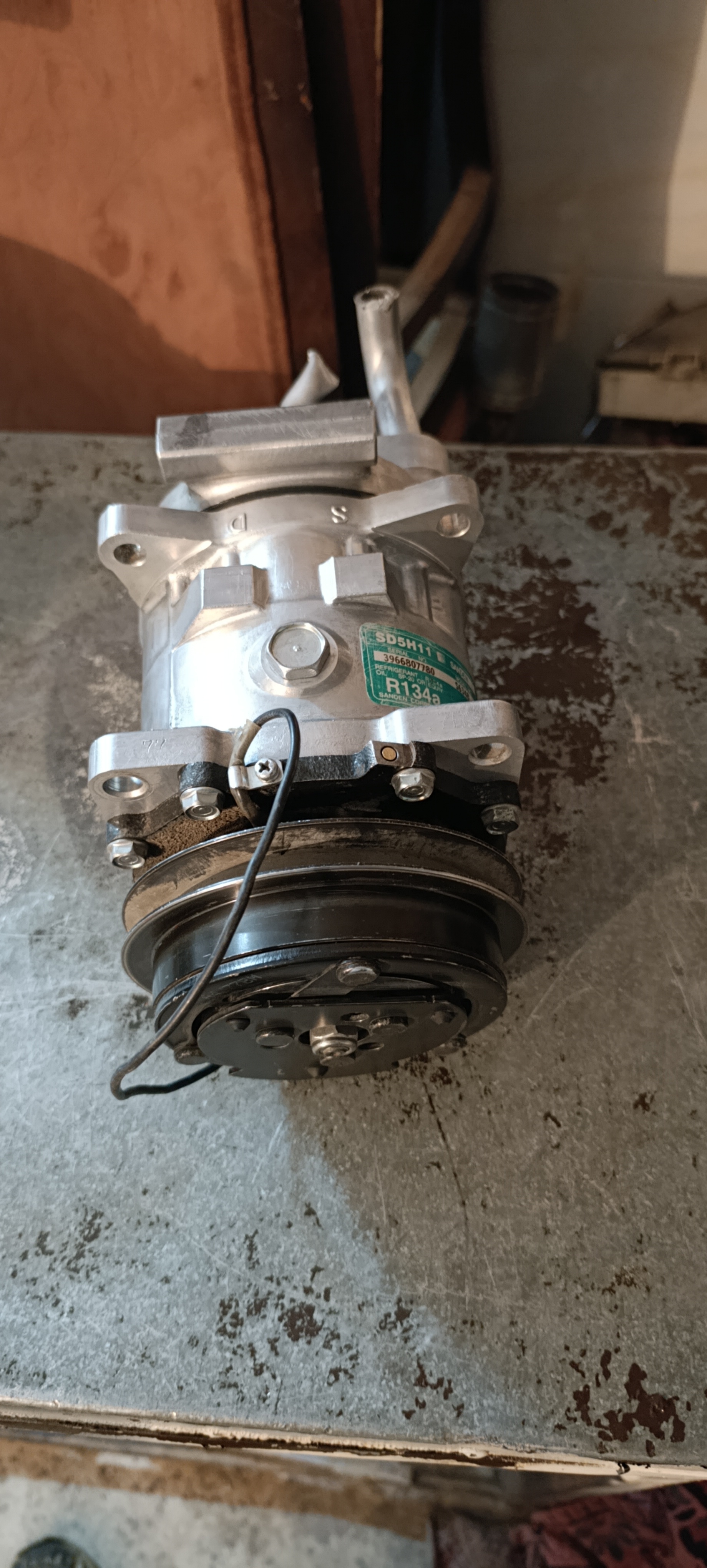 کمپرسور کولر پراید ساندن ژاپنی اصلی