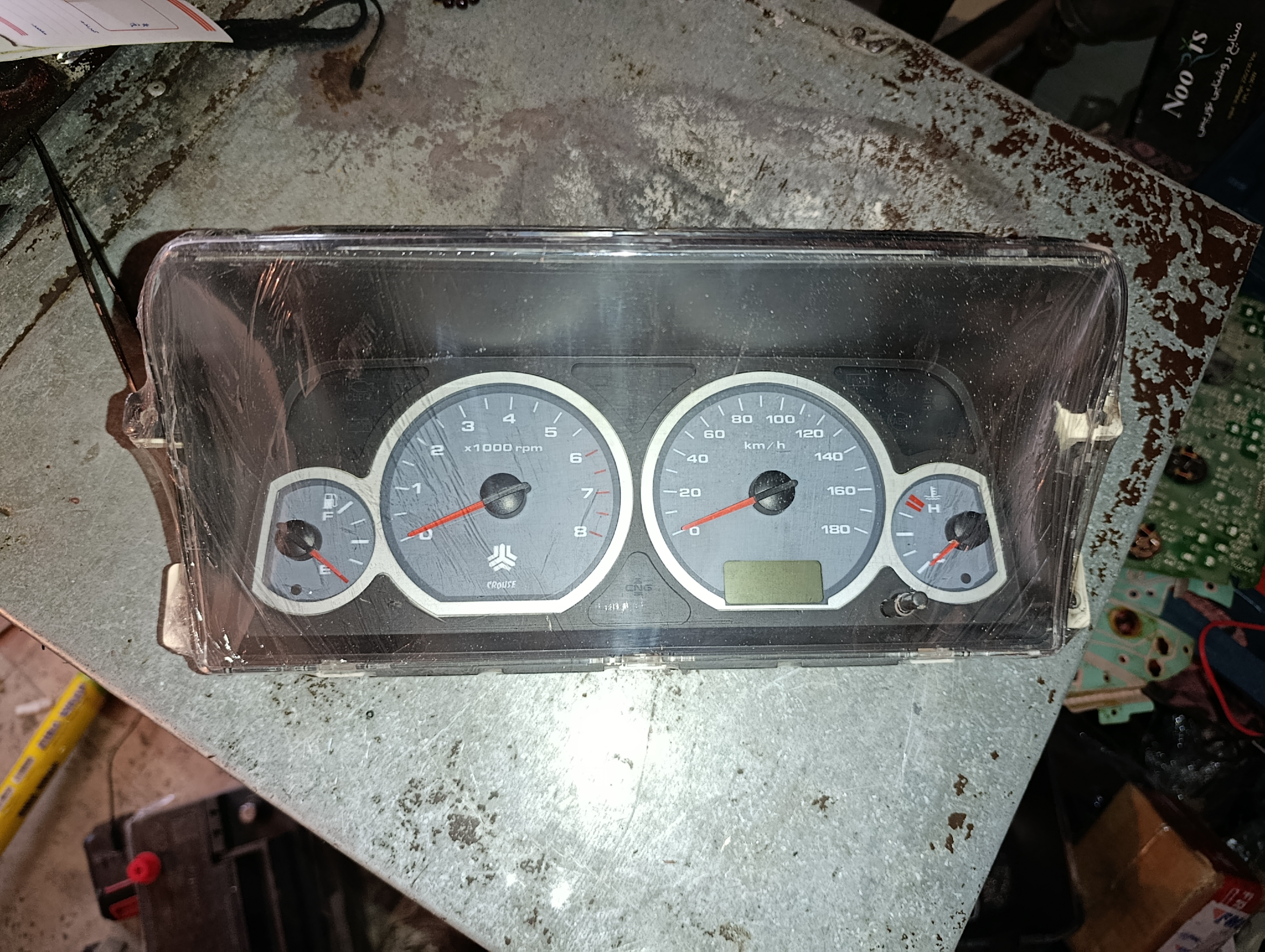 کیلومتر پراید صبا دوگانه سوز کروز